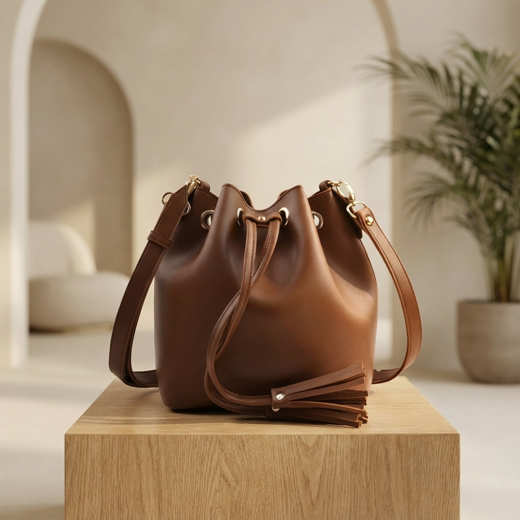 Bucket bag - Horse brown