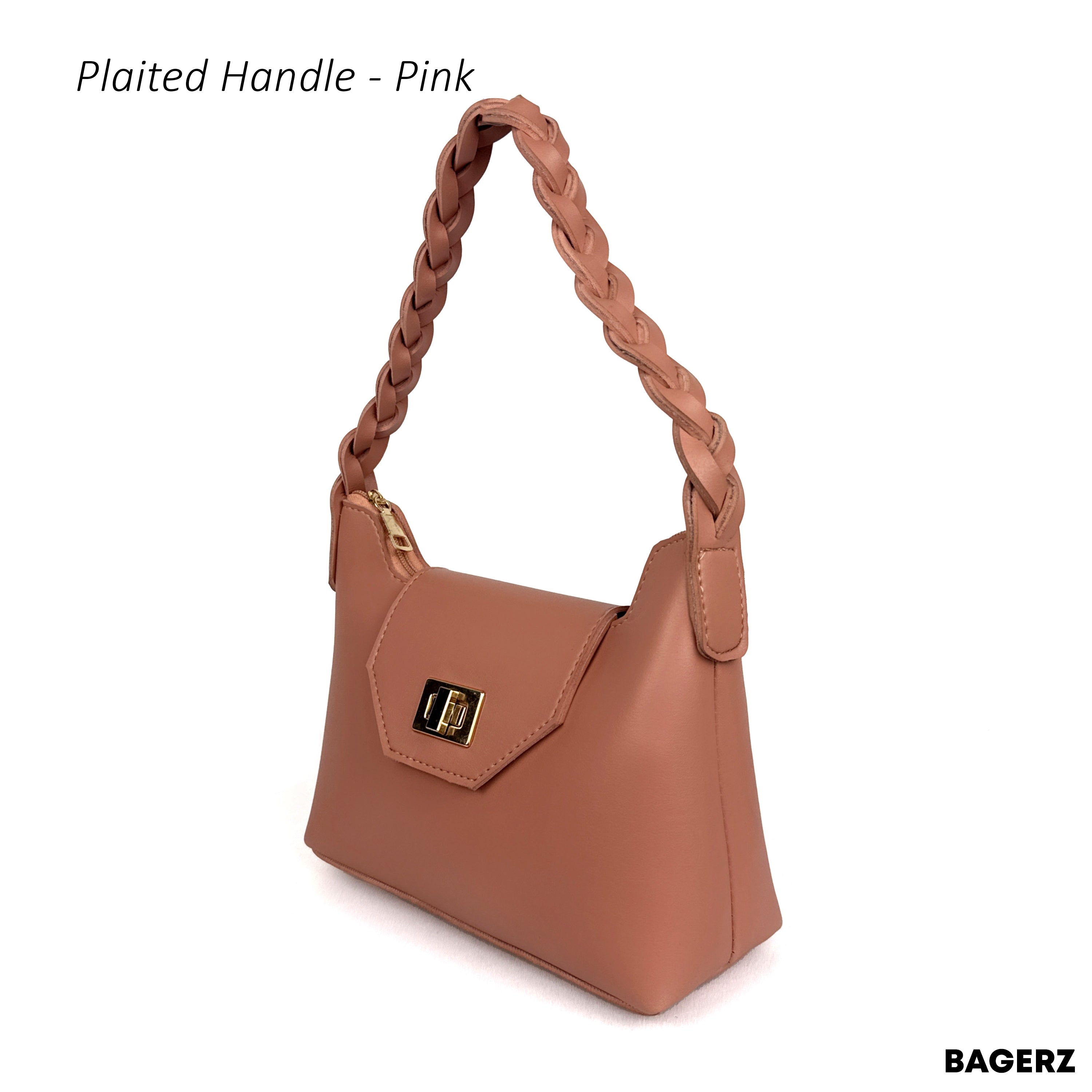 Plaited Handle - Pink