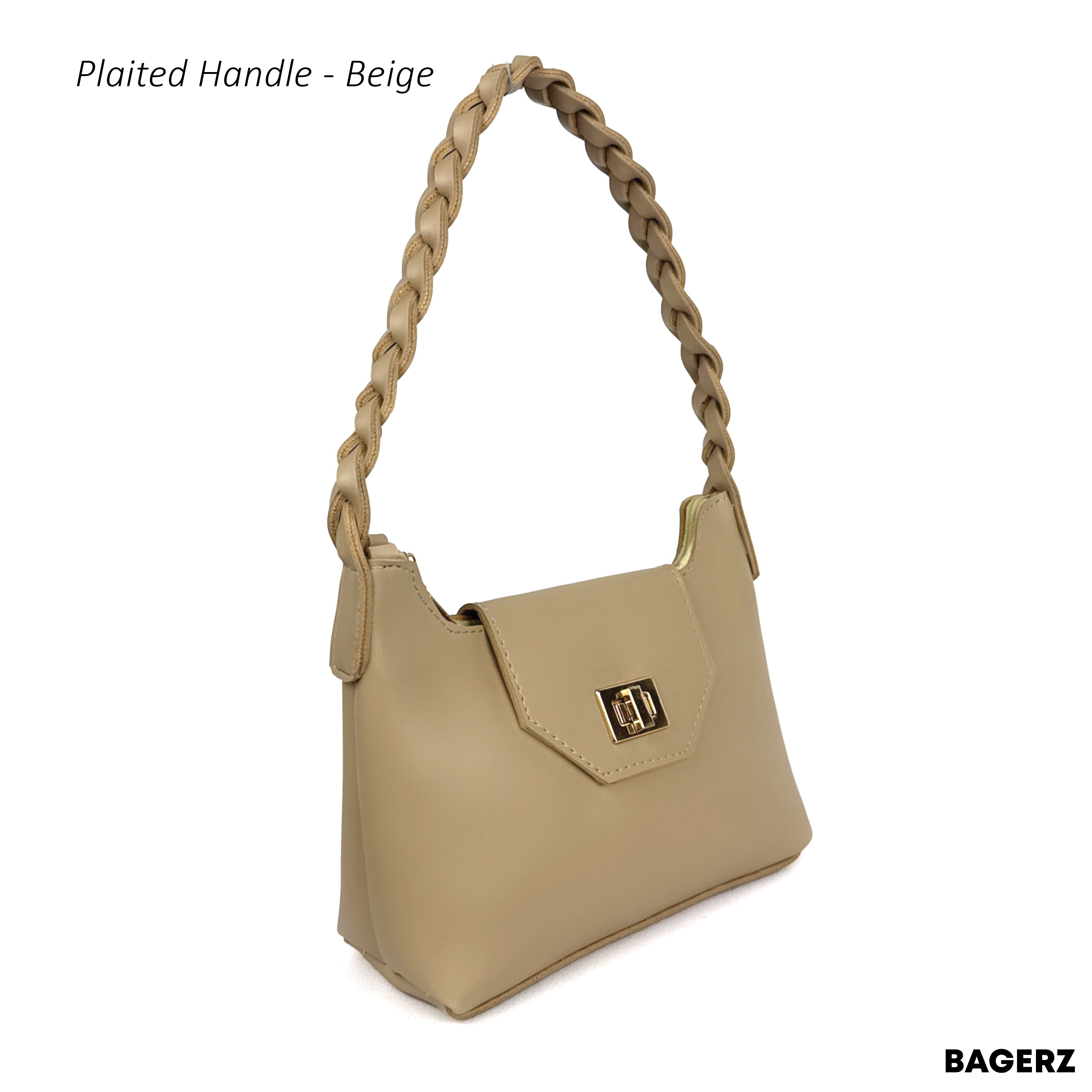 Plaited Handle - Beige