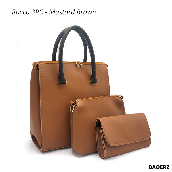 Rocco 3PC - Mustard Brown