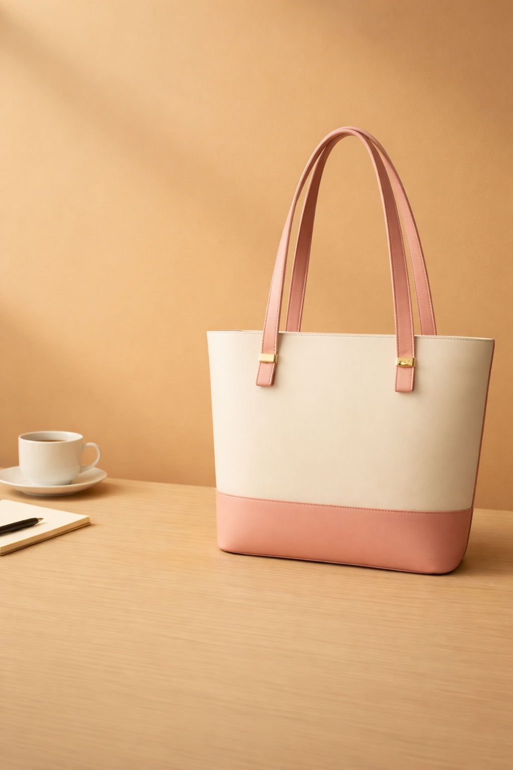 BELLA 1PC- PINK & BEIGE