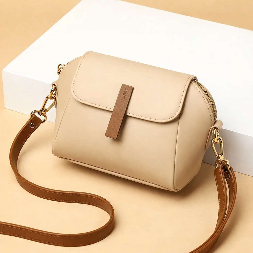 Mini Flap Bag - Beige