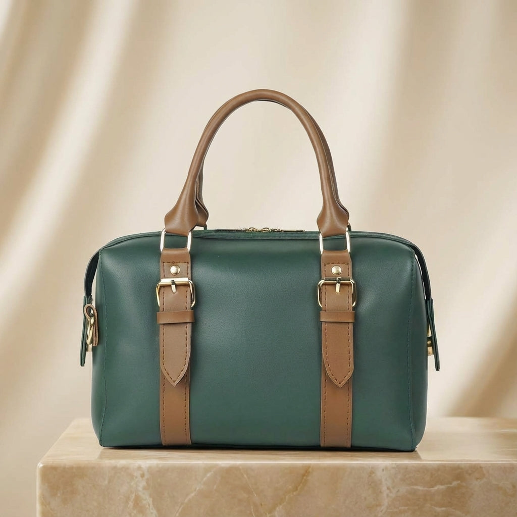 Fly Bag - Green & Brown