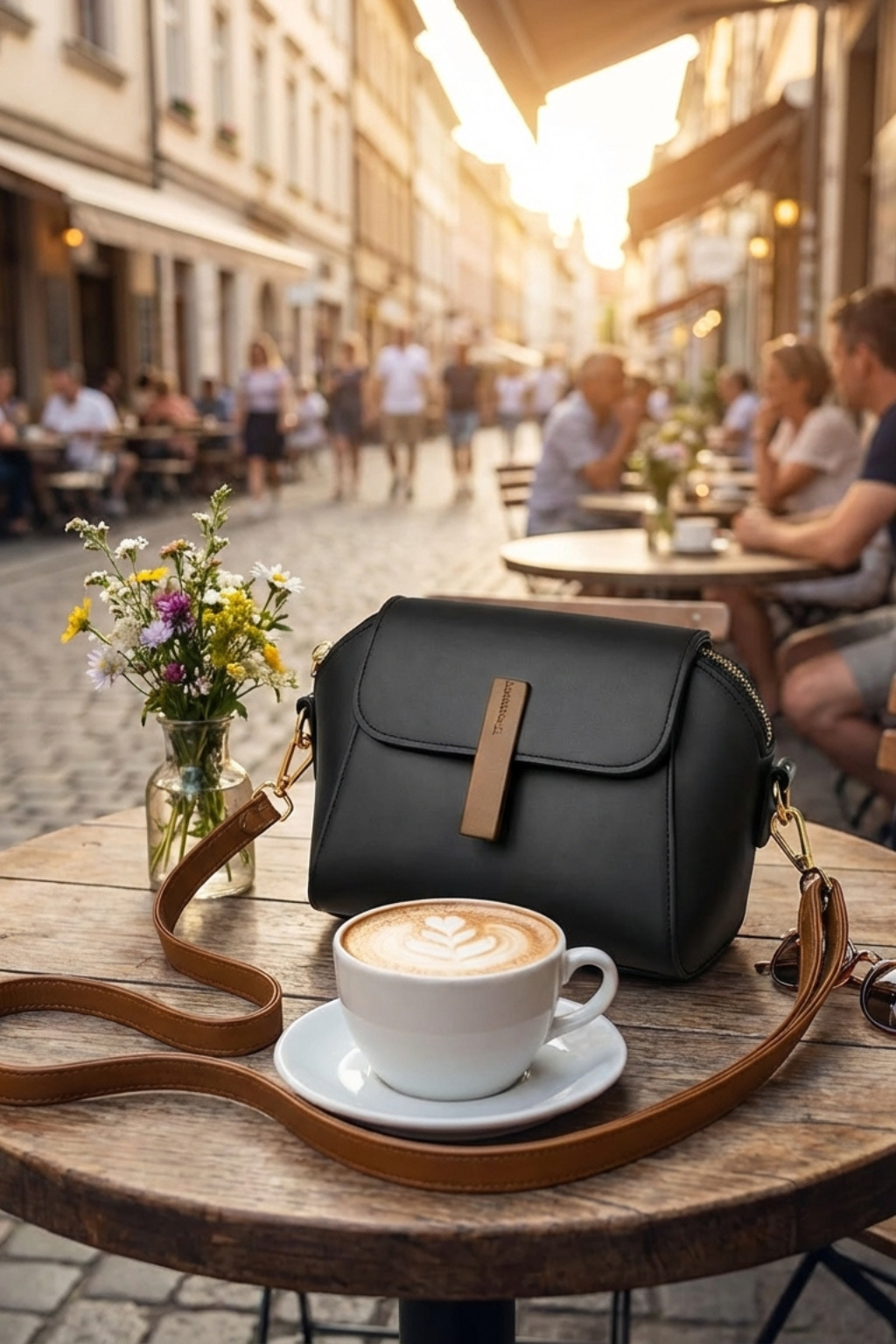 Mini Flap Bag - Black