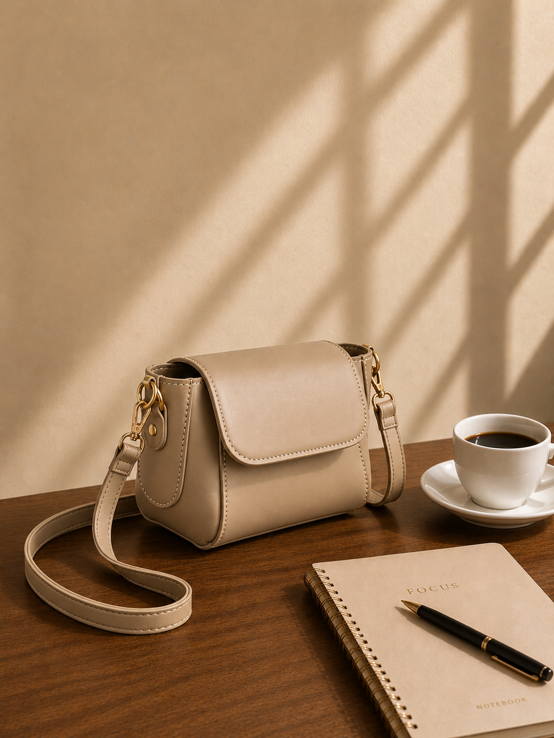 Metro Chic - Crossbody - Beige