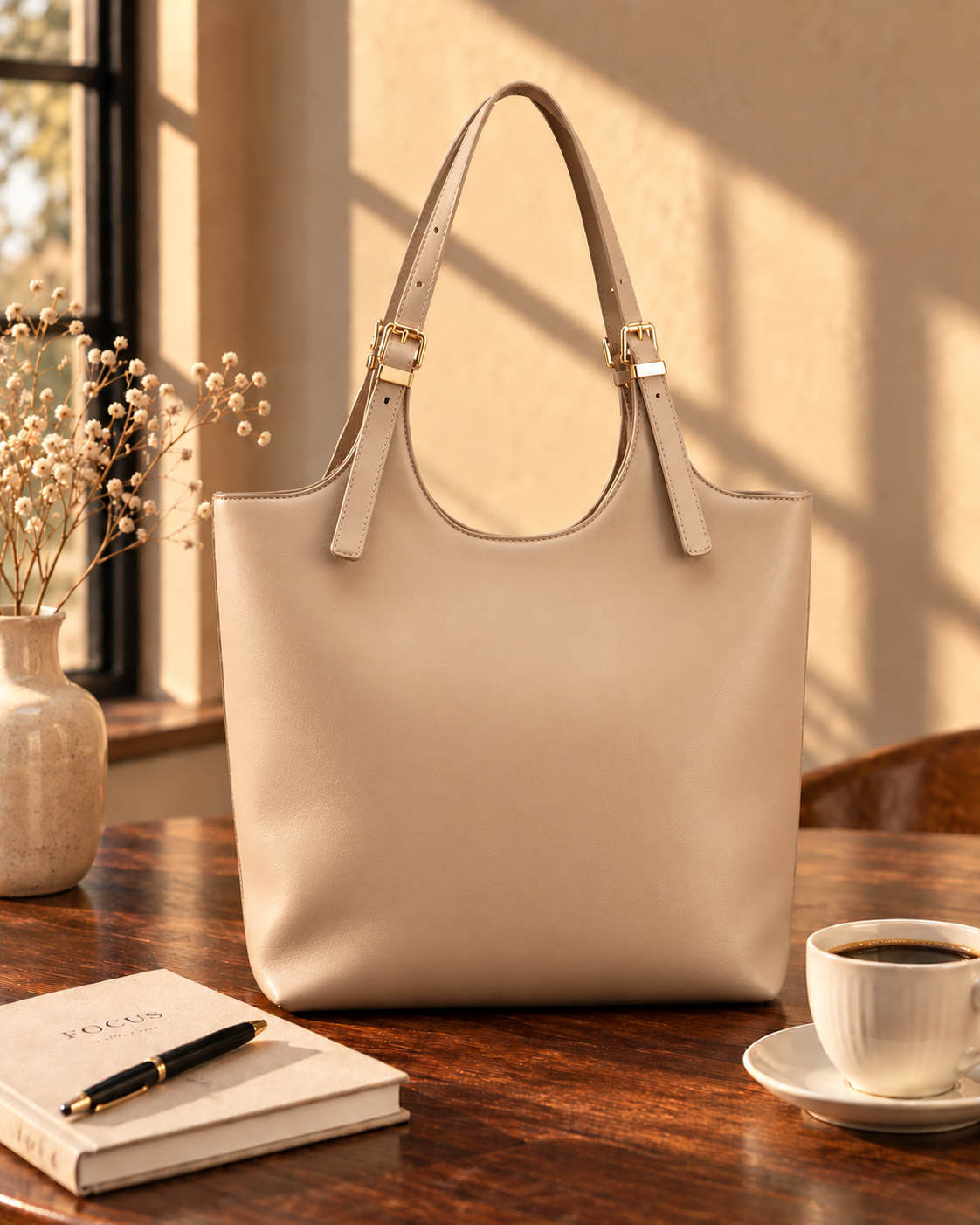 Tall Bag - Beige