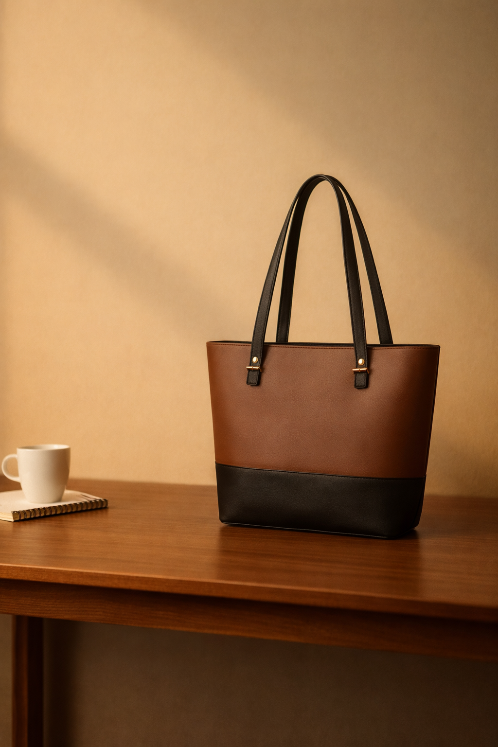 BELLA 1PC- BROWN & BLACK