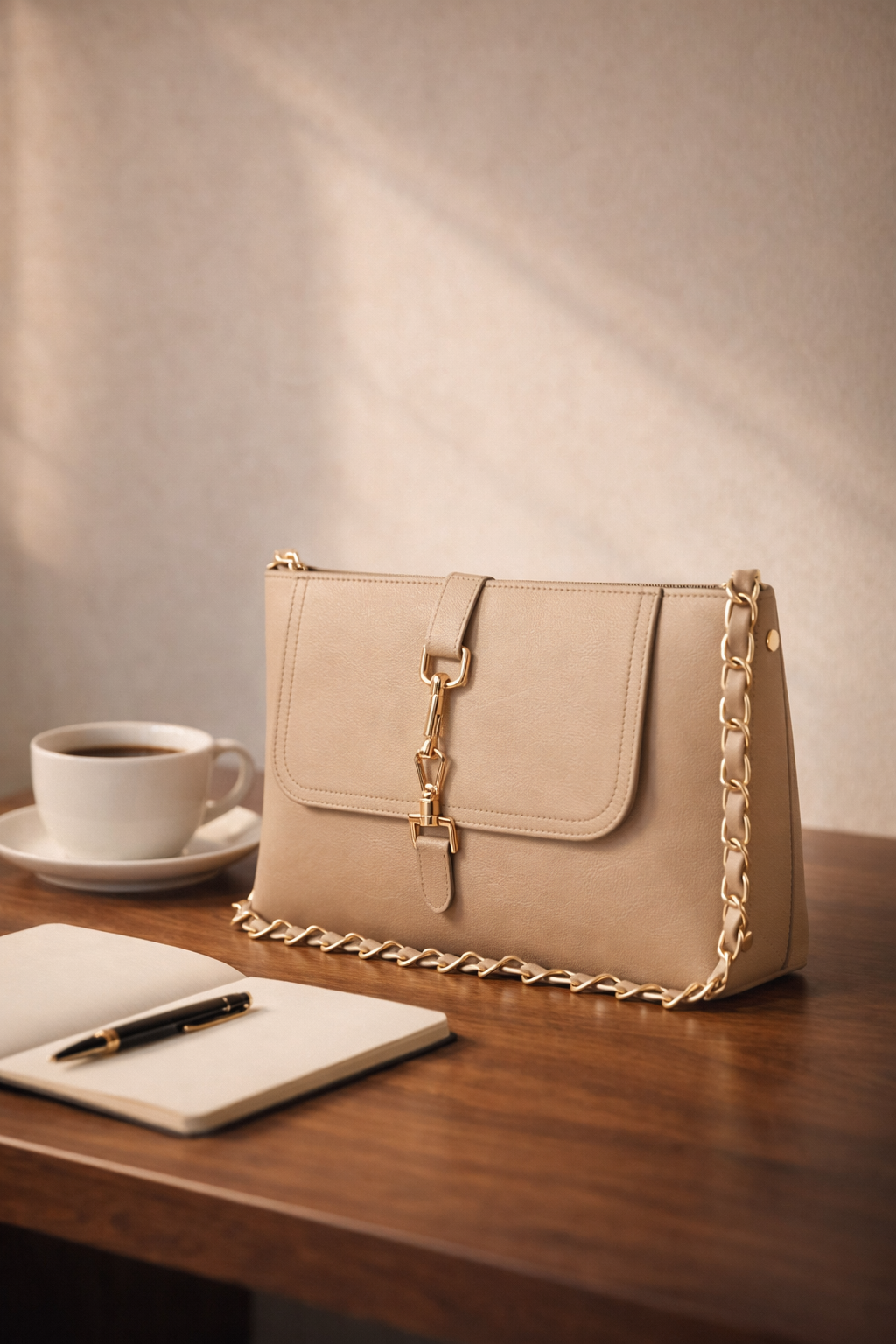 Sleek Bag - Beige
