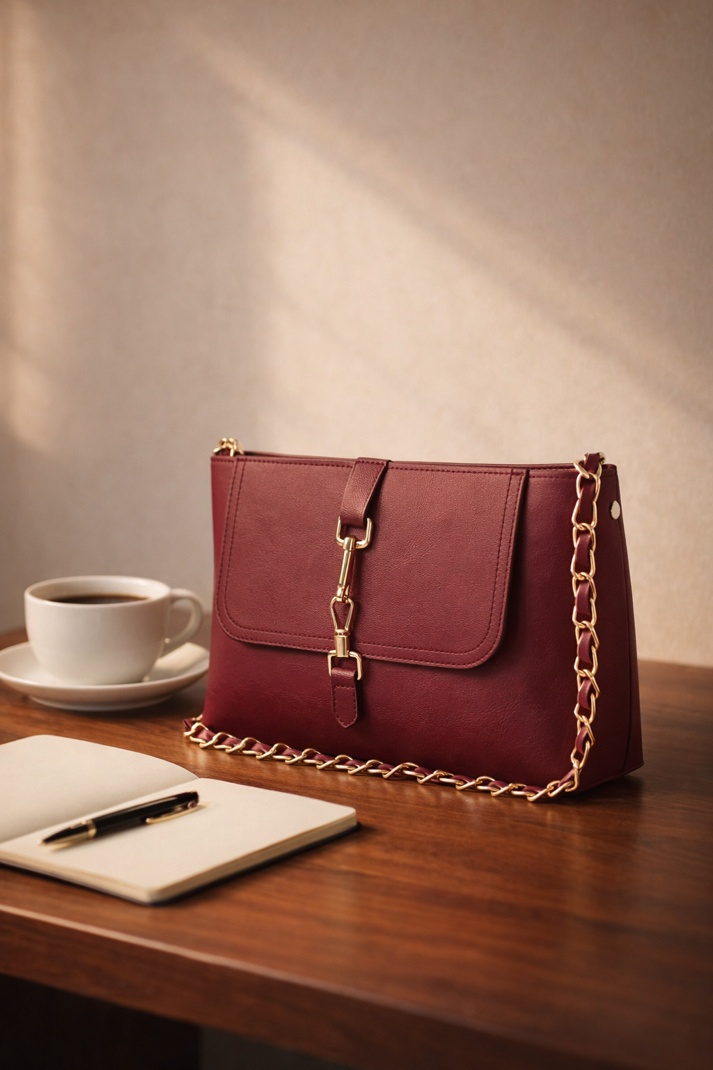 Sleek Bag - Maroon