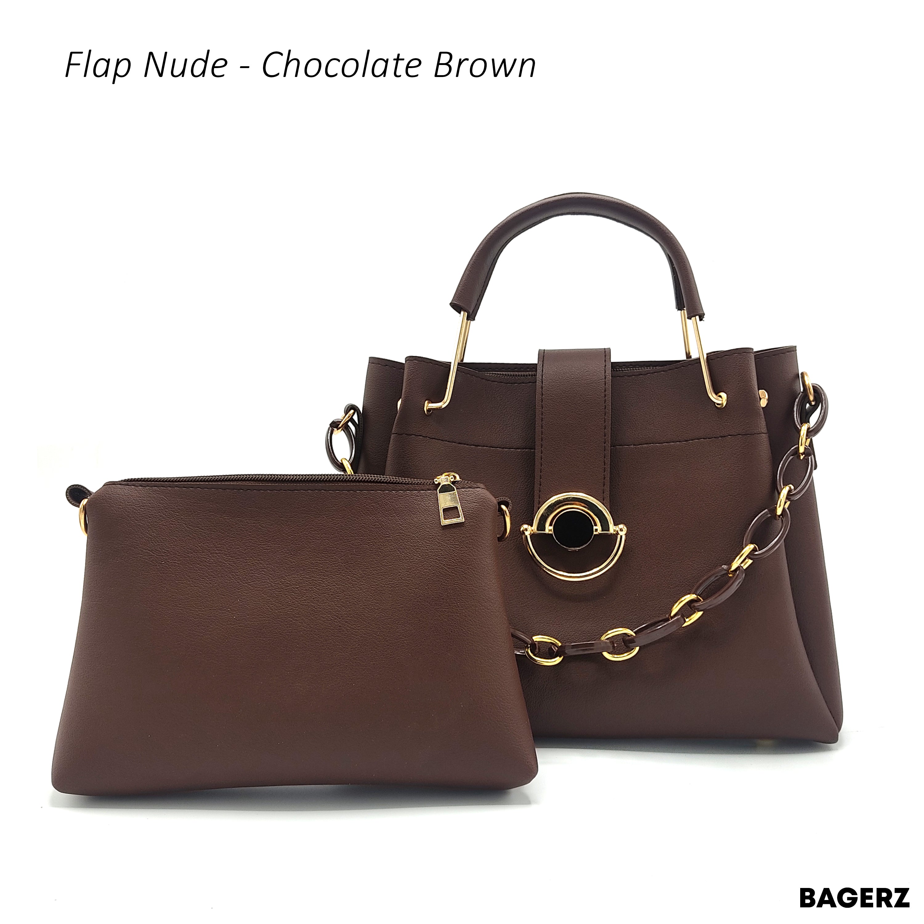 Flap Nude - Chocolate Brown